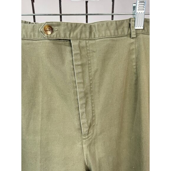 Rafaella Woman Olive Green Cotton/Spandex Pants 20W Elastic Waist - Picture 6 of 16